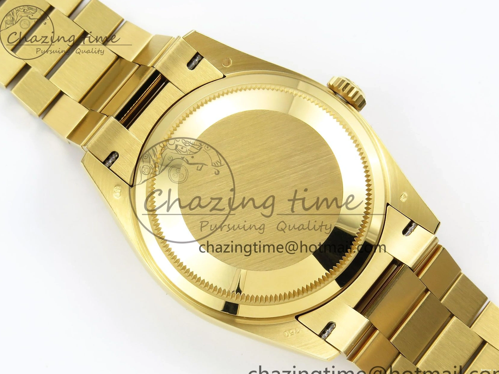 0101 Tailored Day Date 36 YG RAF Best Edition Rock Dial on YG Bracelet A 1384